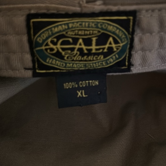 Dorfman Pacific Scala Classica Tan Newsboy Hat Jeff Cap Size XL - Picture 4 of 4